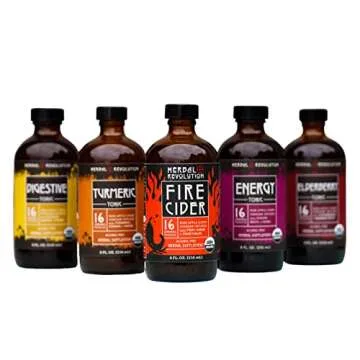 Fire Cider Organic ACV with Spices and Honey 8 Oz