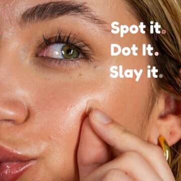 Slaydot Acne Pimple Patch for Covering Blemishes, Zits, for Face and Skin, Cutting Edge Formula with Hydrocolloid and Ozonated Organic Cold Pressed Olive Oil 36 patches