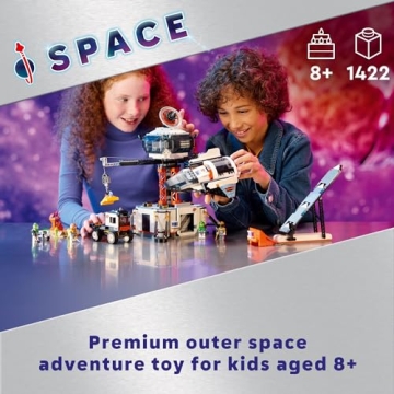 LEGO City Space Base, Rocket Launchpad Toy for Kids