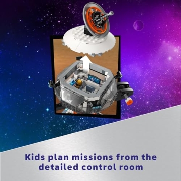 LEGO City Space Base, Rocket Launchpad Toy for Kids