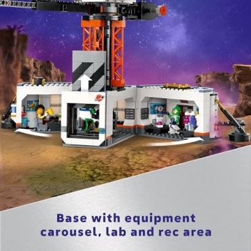 LEGO City Space Base, Rocket Launchpad Toy for Kids