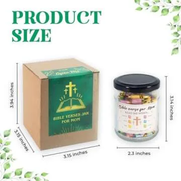 Bible Verse Jar - Inspirational Christian Gift for All