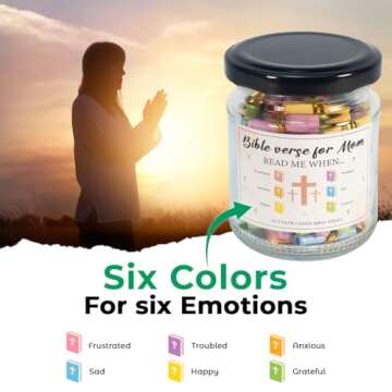 Bible Verse Jar - Inspirational Christian Gift for All