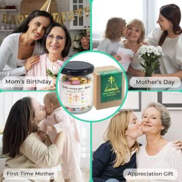 Bible Verse Jar - Inspirational Christian Gift for All