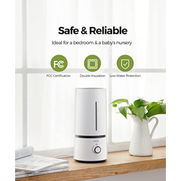 Raydrop Cool Mist Humidifier for Home, Quiet & Efficient