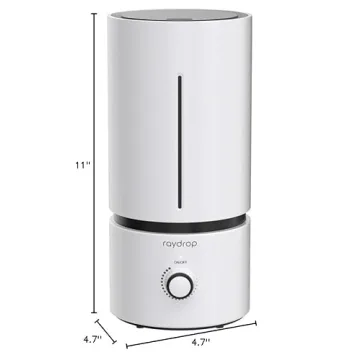 Raydrop Cool Mist Humidifier for Home, Quiet & Efficient