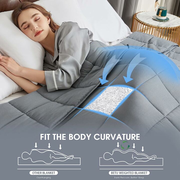 12lbs Cooling Weighted Blanket - Sleep Better Tonight