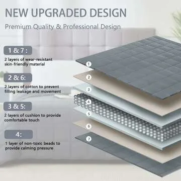 12lbs Cooling Weighted Blanket - Sleep Better Tonight