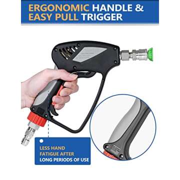 Powerful TOOLCY Pressure Washer Short Gun for Effective Cleaning
