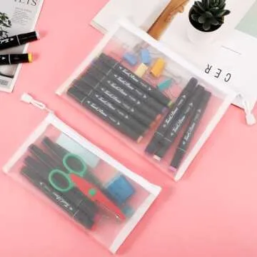 Sinzip 12 Pack Nylon Mesh Pouches for Travel & Organization