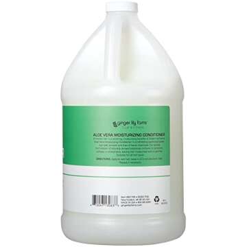 Ginger Lily Farms Club & Fitness Moisturizing Hair Conditioner, 1 Gallon, Vegan & Cruelty-Free, Aloe...