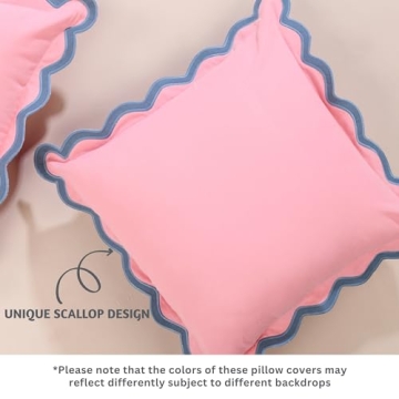 Folkulture Boho Throw Pillows - Set of 2 Decorative Covers