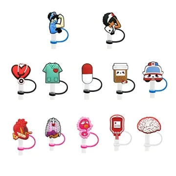 Cute and Functional Silicone Straw Covers - Perfect for Gifts