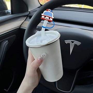 Cute and Functional Silicone Straw Covers - Perfect for Gifts