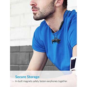 Anker SoundBuds Flow Wireless Sports Earbuds - Water Resistant