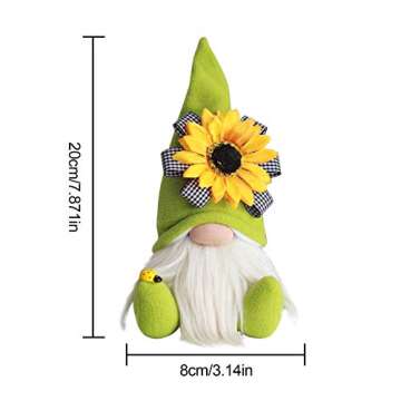 NPUS 2PCS Easter Decor,Cute Valentines Easter Gnome Faceless Santa Doll,Handmade Easter Gifts for Women/Men,Valentines Day Decorations Ornaments for The Home, 34x10x8cm(15 inchx4 inchx3 inch)