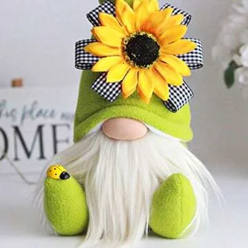 NPUS 2PCS Easter Decor,Cute Valentines Easter Gnome Faceless Santa Doll,Handmade Easter Gifts for Women/Men,Valentines Day Decorations Ornaments for The Home, 34x10x8cm(15 inchx4 inchx3 inch)