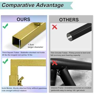 Adjustable JUMKAIF Table Arch Stand for Festive Events