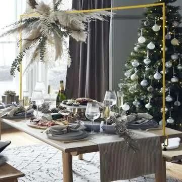 Adjustable JUMKAIF Table Arch Stand for Festive Events