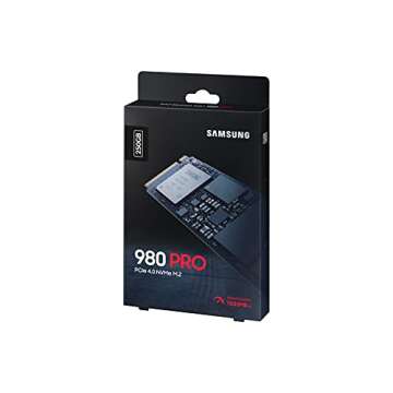 Samsung 980 PRO 250 GB PCIe 4.0 (bis zu 6.400 MB/s) NVMe M.2 (2280) Internes Solid State Drive (SSD) (MZ-V8P250BW)