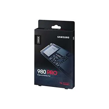 Samsung 980 PRO 250 GB PCIe 4.0 (bis zu 6.400 MB/s) NVMe M.2 (2280) Internes Solid State Drive (SSD) (MZ-V8P250BW)