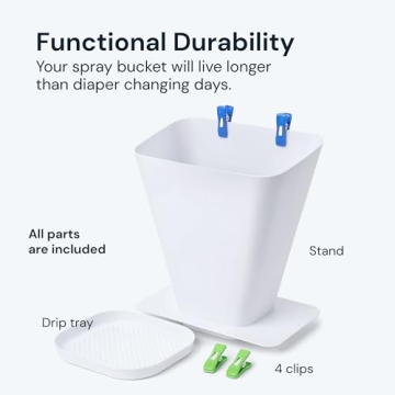 SimplyImagine Cloth Diaper Sprayer Shield for Easy Cleanup