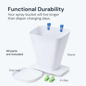 SimplyImagine Cloth Diaper Sprayer Shield for Easy Cleanup