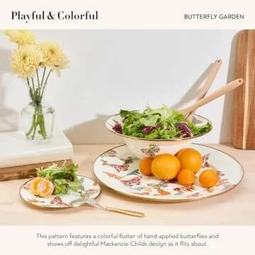 MacKenzie-Childs Enamel Colander, Decorative Kitchen Strainer