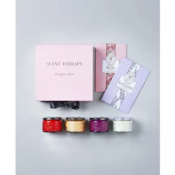 Aromatherapy Candle Gift Set for Women - Scented Candles for Home - Unique Christmas Gift Set for Women - Birthday, Bridesmaid, Housewarming Candle Set with Scented Sachets - Gift Ideas for Women