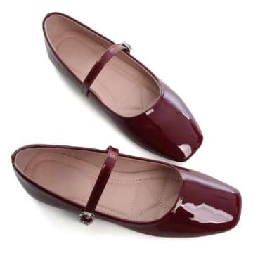 Stylish TN TANGNEST Women's Ballet Flats for Effortless Elegance