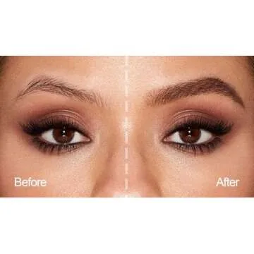 Easilydays Ultra-Fine Liquid Eyeliner & Eyebrow Pencil, 2 In 1high-Pigmented Multifunctional Wild Water Eyebrow Pencil, Felt-Tip Quick Drying Waterproof Eye Liner Pen Women Perfect Eye Makeup (04)