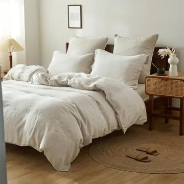 Elegant French Linen Pillow Shams Set - Soft & Breathable