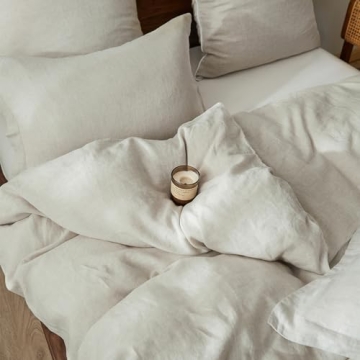 Elegant French Linen Pillow Shams Set - Soft & Breathable