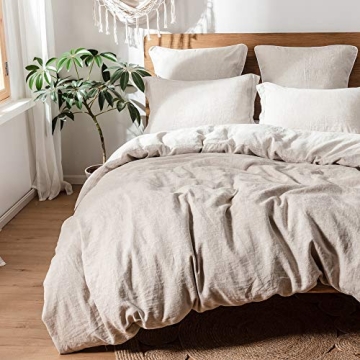 Elegant French Linen Pillow Shams Set - Soft & Breathable