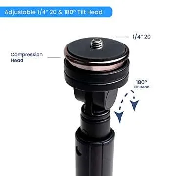 Lume Cube Adjustable 5ft Light Stand Tripod for Webcams and Lights