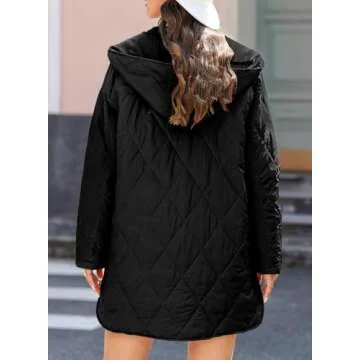 EVALESS Women's Quilted Jacket – Stylish and Warm Winter Wear