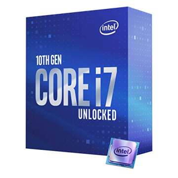 Intel Core i7-10700K Desktop Processor 8 Cores up to 5.1 GHz Unlocked LGA1200 (Intel 400 Series Chip...