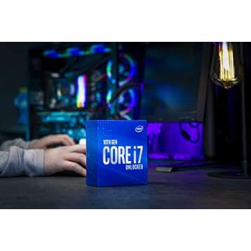 Intel Core i7-10700K Desktop Processor 8 Cores up to 5.1 GHz Unlocked LGA1200 (Intel 400 Series Chipset) 125W (BX8070110700K)