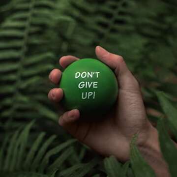 Elibia Set of 3 Motivational Stress Balls for Adults and Kids - Hand Exercise Balls Grip Strengthener Hand Therapy Ball - Squishy Stress Balls for Adults Anxiety Stress Relief Toys for Teens