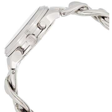 Michael Kors MK3149 Women's Runway Chronograph Twist Chain Steel Bracelet Watch