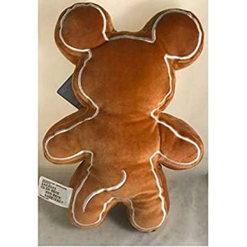 Parks Mouse Gingerbread Man Plush Doll Scented (Approx 12" Tall) Christmas