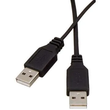 Amazon Basics USB Wired Computer Keyboard (QWERTY) and Mouse Bundle Pack, Black