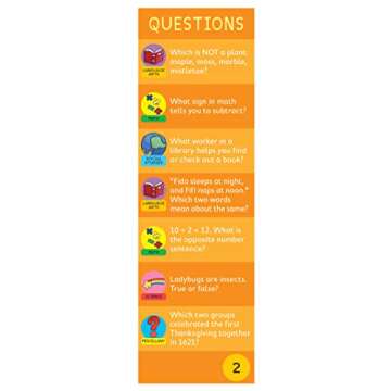 Brain Quest 2nd Grade Q&A Cards: 1000 Questions and Answers to Challenge the Mind. Curriculum-based! Teacher-approved! (Brain Quest Smart Cards)