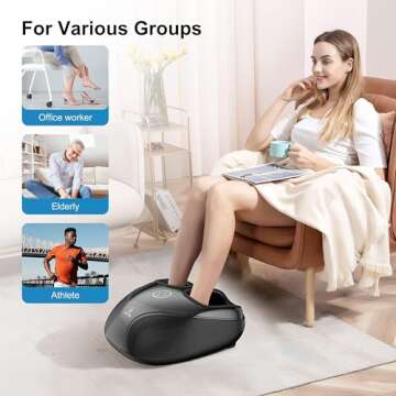 Comfier Heated Foot Massager for Ultimate Relaxation