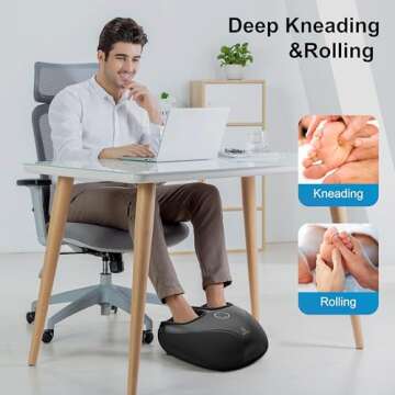 Comfier Heated Foot Massager for Ultimate Relaxation