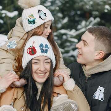 Kirako Winter Wonderland Iron-On Patches Set - 8 Designs