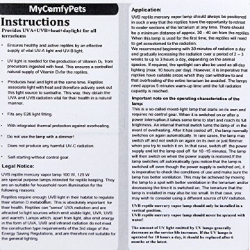 Exo Terra UVB 150 Bulb for Bearded Dragons and Reptiles