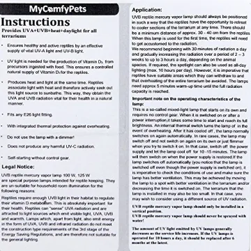 Exo Terra UVB 150 Bulb for Bearded Dragons and Reptiles