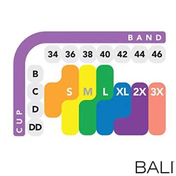 Bali Women's One Smooth U Bralette, Nude, Medium