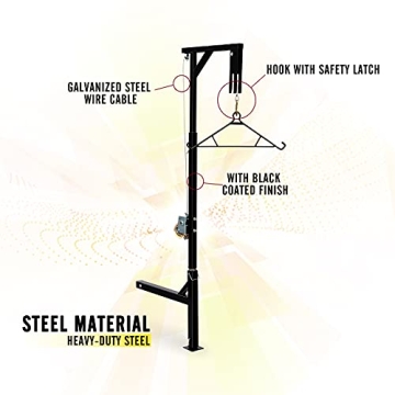 LYTACTICS Portable Game Hoist with 450 lb Capacity